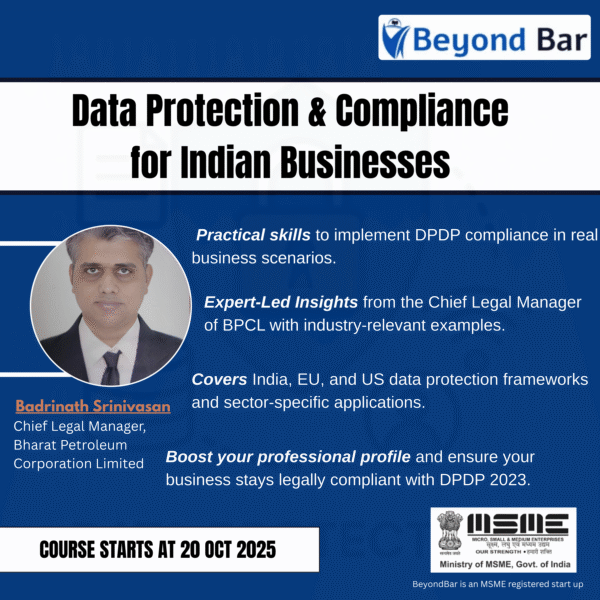 Data Protection & Compliance Course for Indian Businesses